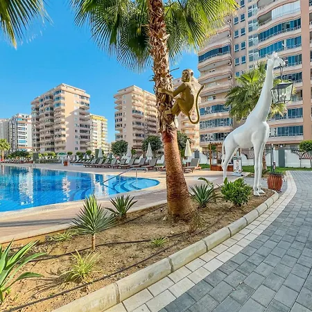 0050 Serenity Stylish 1-bedroom With Pool, Gym And In Mahmutlar, 아파트