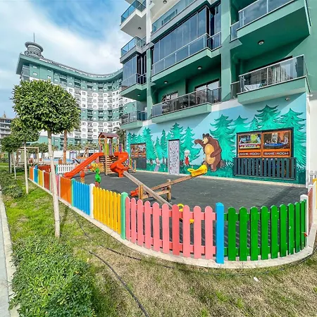 0050 Serenity Stylish 1-bedroom With Pool, Gym And In Mahmutlar, 아파트