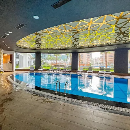 0050 Serenity Stylish 1-bedroom With Pool, Gym And In Mahmutlar, 아파트